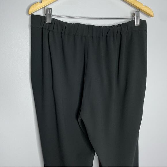 R | Label The Reset Black Elastic Stretch Pants High Rise Pull-on Large - Picture 4 of 8